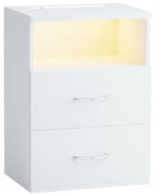 InternetovaZahrada Nočný stolík Jamie - biely