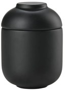 Čierny kameninový kúpeľňový organizér na vatové tampóny Sensu – Zone