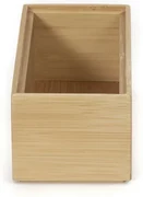Organizér Compactor Bamboo Box, 15 x 7,5 x 6,5 cm, prírodné drevo