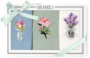 KUCHYNSKÉ UTIERKY HOME5 SADA 3 KS 50X70 CM VZOROVANÉ