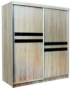 Skriňa Asturia 150 cm dub lefkas sonoma