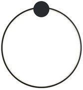 Toolight Toolight, LED nástenné svietidlo 50cm, 4000K, 23W, APP1389-CW BLACK, čierna matná, OSW-00915