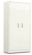 Kovová kancelárska skriňa SWIFT, 1950x990x450 mm, biela