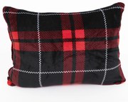 Obliečka na vankúš mikroplyš Exclusive 50 × 70 cm - Scot červené