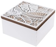 Drevená krabička, 15 x 8 x 15cm