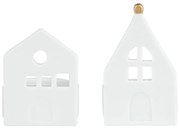 räder Porcelánový svietnik Dream House – set 2 ks