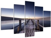 Obraz - Na móle (150x105 cm)