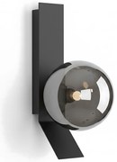 Toolight Toolight, nástenné svietidlo s dymovým sklom, 1xE27, APP1757-1W, čierna, OSW-04318