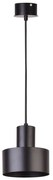 Luster na lanku RIF 1xE27/60W/230V pr. 15 cm čierna
