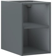 Mexen Box-A, otvorená skrinka s policou 30 cm, grafitová matná, 91AX2-0300-470-0-66