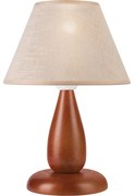 Stolná lampa PERA 1xE27/60W/230V hnedá/buk