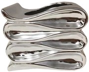 Kvetináč YS44172L Electroplating Effect 16x13,5x13 Silver