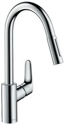 Hansgrohe Focus M41 drezová batéria s vyťahovacou spŕškou, 2 prúdy chróm 31 815 000
