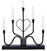 Solight 1V280 - LED vianočný svietnik 5xLED/2xAA teplá biela