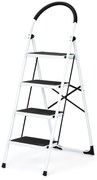 4Home Skladacie oceľové schodíky Steps, 4 stupne, 4 stupne
