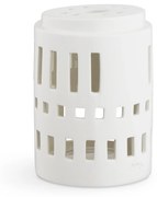 Biely keramický svietnik Kähler Design Urbania Lighthouse Little Tower