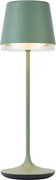 Stolná lampa zelená vrátane LED IP65 Nabíjateľná s nabíjacou stanicou - Bass