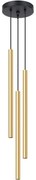 Sollux SL.1197 - Luster na lanku PASTELO 3xG9/8W/230V zlatá