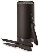 Echtwerk Súprava kuchynských nožov, 4-dielna (čierna matná) (100343363)