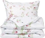 Matex Saténové obliečky Jabloňový kvet, 140 x 200 cm, 70 x 90 cm