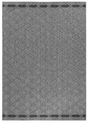 Ayyildiz, Kusový koberec Patara 4953 Grey – na von aj na doma, 80x250, šedá, chodba / predsieň