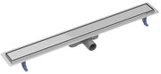 Cersanit Tako, lineárny odtokový žľab s obojstranným roštom 90cm, čierna, S907-011