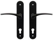 RK.SPLIT.PZ.CE kľučka na dvere čierna čierna 72mm na Vložku