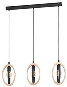 Eglo 43462 - Luster na lanku BASILDON 3xE27/40W/230V