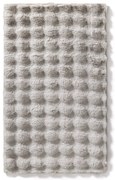 Kúpeľňový koberček Bubbles strieborný