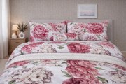 INTERMEDIC SKMaľovaná Magnólia– bavlnené obliečky 140x200/70x90 cm, 100% bavlna, zips