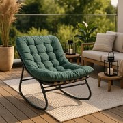 PROXIMA.store - Relaxačné hojdacie kreslo AURORA FARBA: zelená