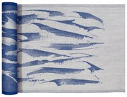 Podložka do sauny Aallokko 46x150, modrá