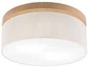 Brilagi - LED Stropné svietidlo BELLADONNA 2xE27/15W/230V pr. 40 cm krémová/dub