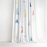Goldea bavlnený záves - plachetnice 140x150 cm