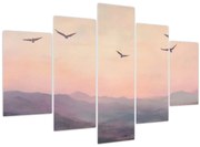 Obraz - Hejno vtákov II. (150x105 cm)