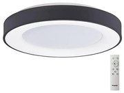 Azzardo AZ4995 - LED Stmievateľné stropné svietidlo SANTANA LED/80W/230V čierna +DO
