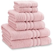 Svetloružové froté bavlnené uteráky a osušky v súprave 6 ks Zero Twist – Catherine Lansfield