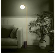 Eglo 39981 - Stojacia lampa BETULIA 1xE27/40W/230V zlatá