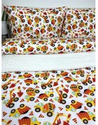 INTERMEDIC SK Posteľná obliečka Stavebné stroje 140x200/70x90cm