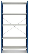 Regál MIX, základná sekcia, plný rám, 2100x1000x500 mm