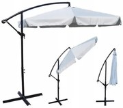 Bestent Záhradný skladací šedý slnečník 350cm BS99/50