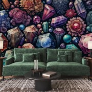 Fototapeta - Kvetinové diamanty (147x102 cm)