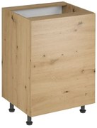 Kondela Spodná skrinka, dub artisan, univerzálna, LANGEN D60