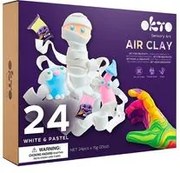 OKTO kreatívna sada samotvrdnúcej hmoty 24 pastelových odtieňov