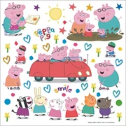 Samolepiaca dekorácia Peppa Pig Car, 30 x 30 cm