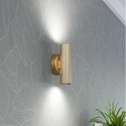 Eglo 902034 - Nástenné svietidlo PORTILLO 2xGU10/5W/230V zlaté