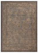 Koberec ANTIGUA 518 74 JG900 OSTA - Kvety / rám, hnedý