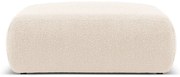 Béžový taburet z textílie bouclé Molino – Micadoni Home
