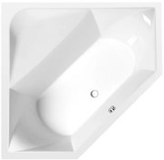 Polysan Polysan, FLOSS rohová vaňa 145x145x50cm, biela, 98611