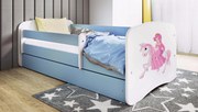 XXXLutz POSTEĽ PRE DETI A MLÁDEŽ 80/160 cm, modrá, biela MID.YOU - Detské izby - 002142000247